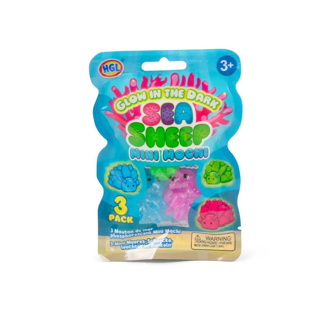 Sea Sheep - Glow In The Dark Mini Mochi's 3pk