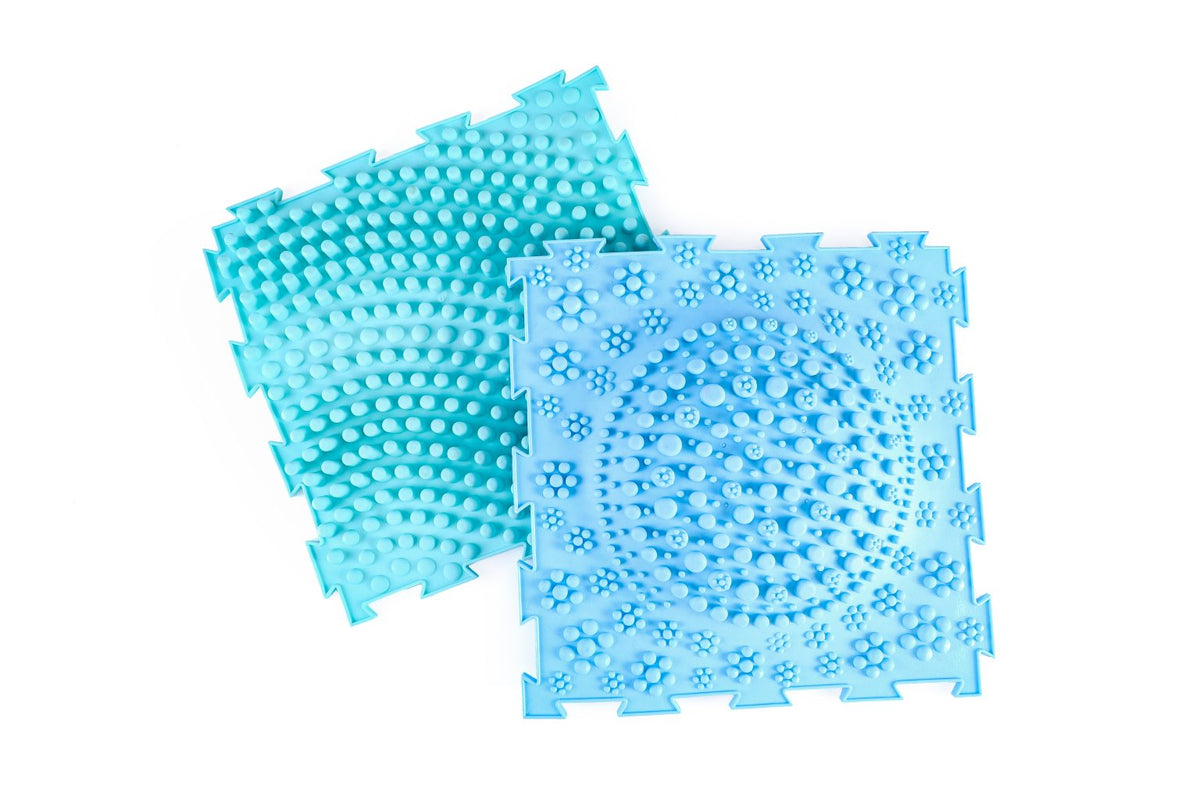 Playlearn Massage Sensory Puzzle Floor 6 Tiles - Pastel