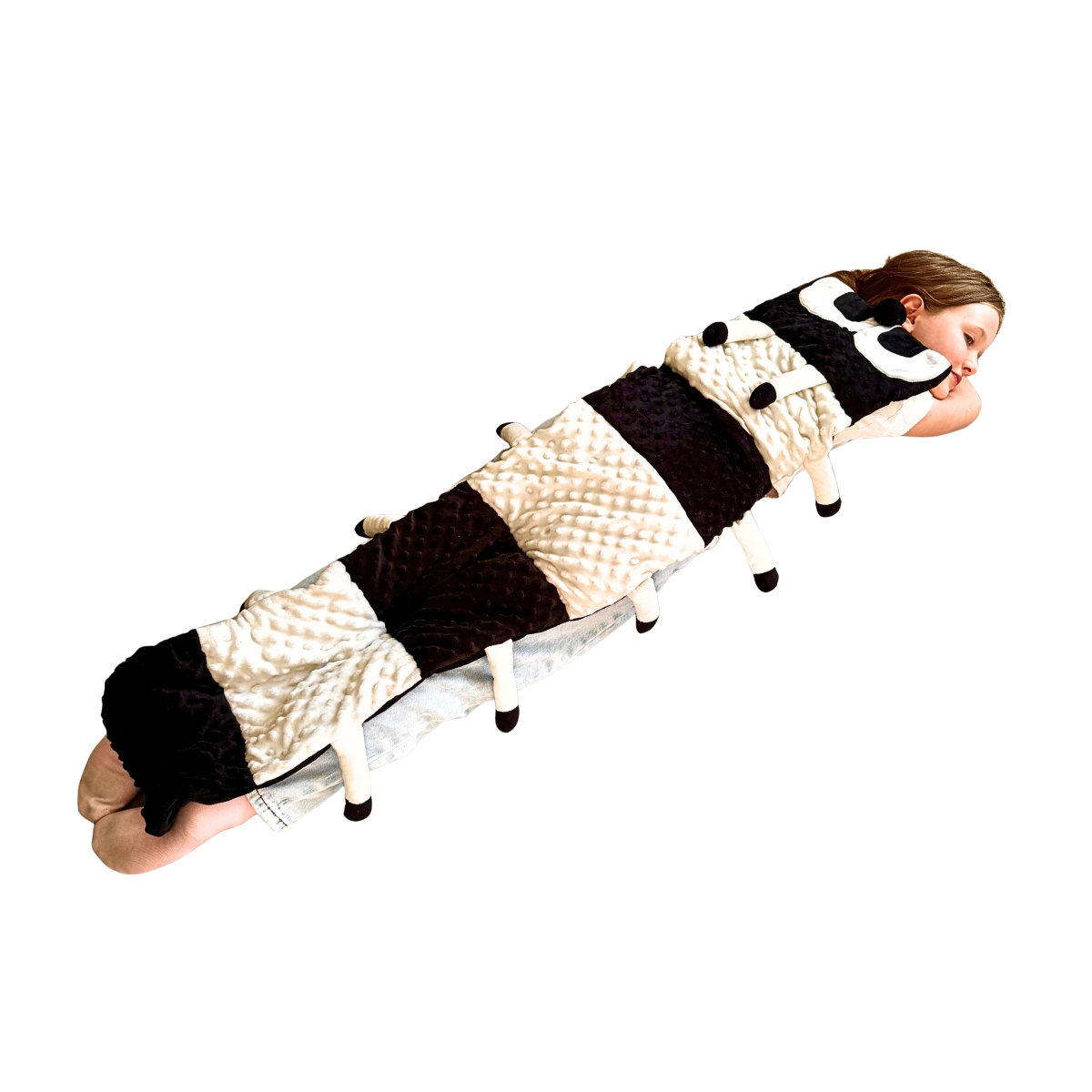 Weighted Caterpillar - Black & White