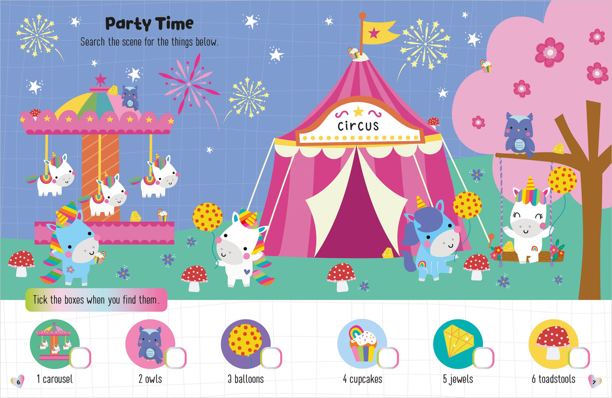 Glow in the Dark Unicorns Activity Book