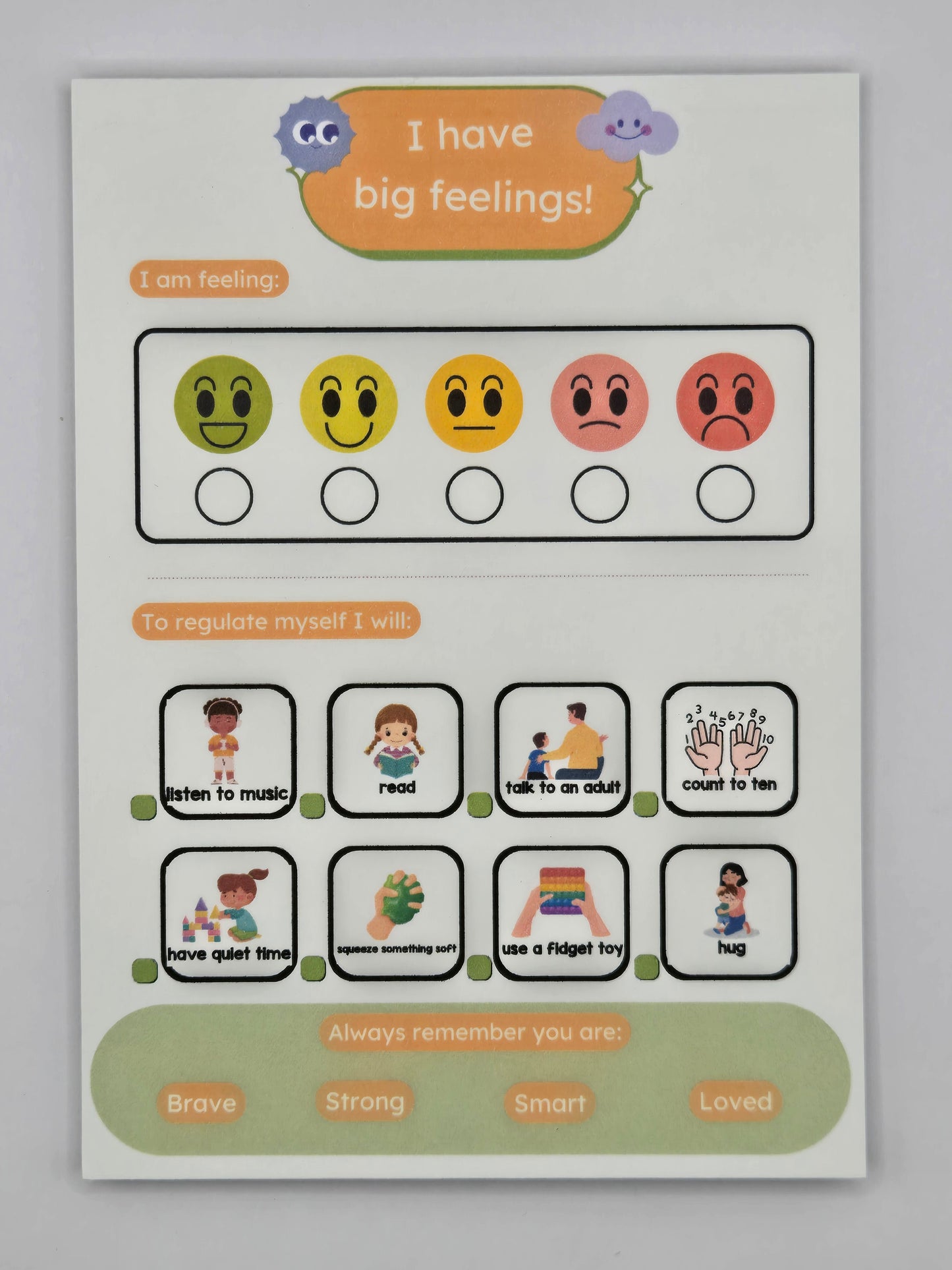 Imperfect Notepad - Communication Card Style