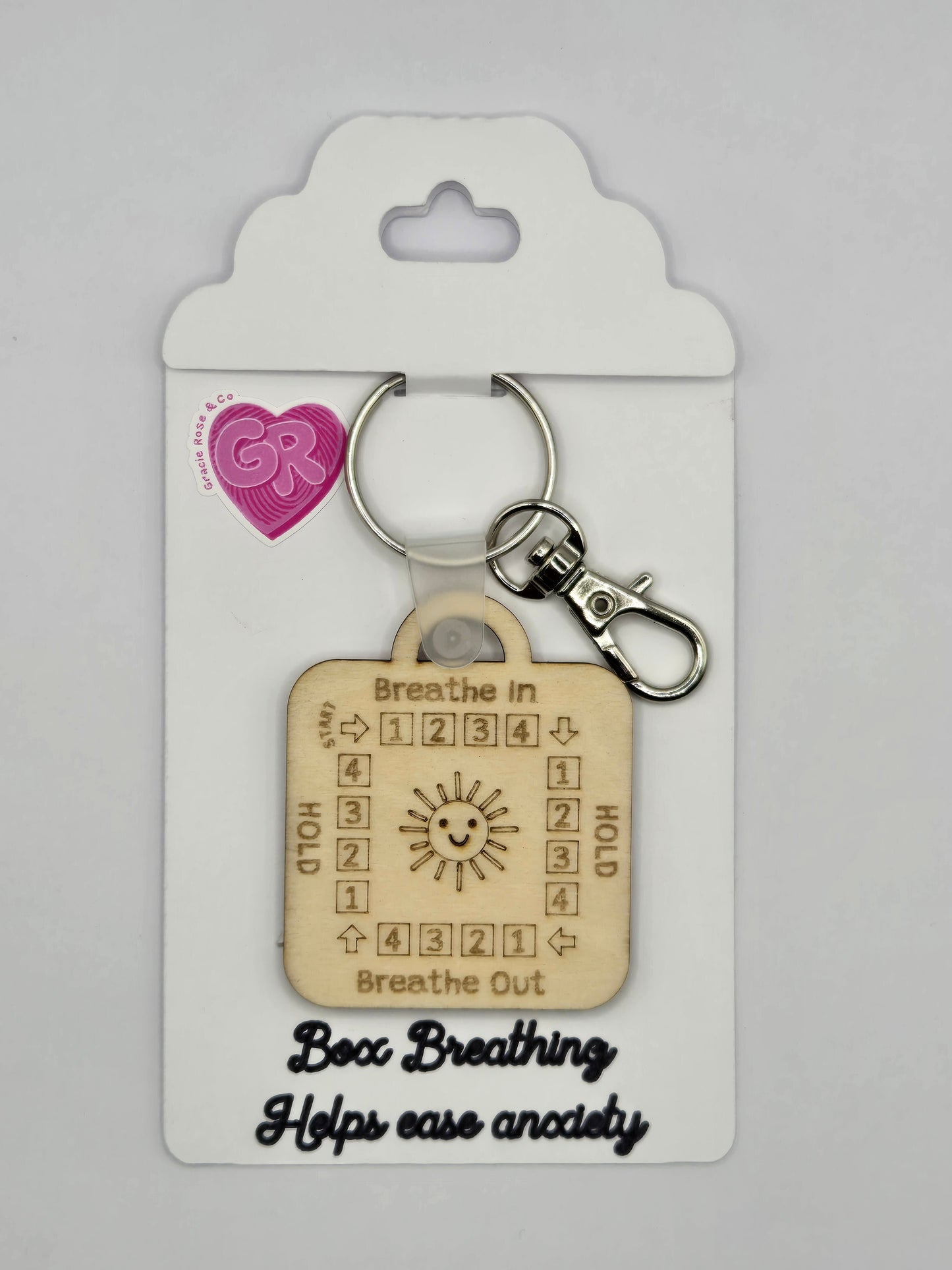 Box Breathing Keyring