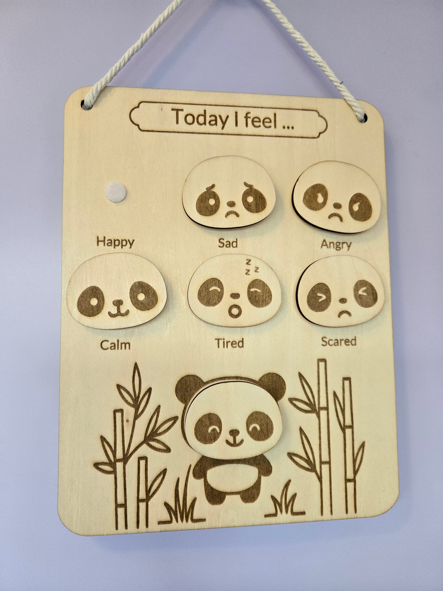 Wooden Emotions Chart - Animal Edition