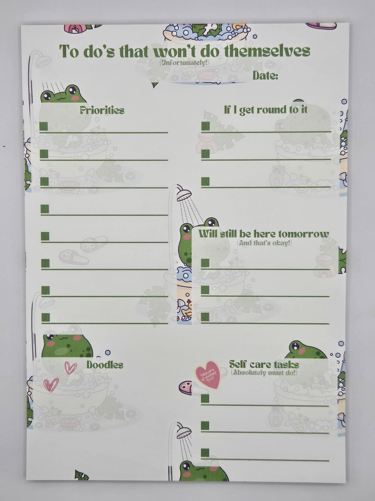 To Dos A5 Notepad