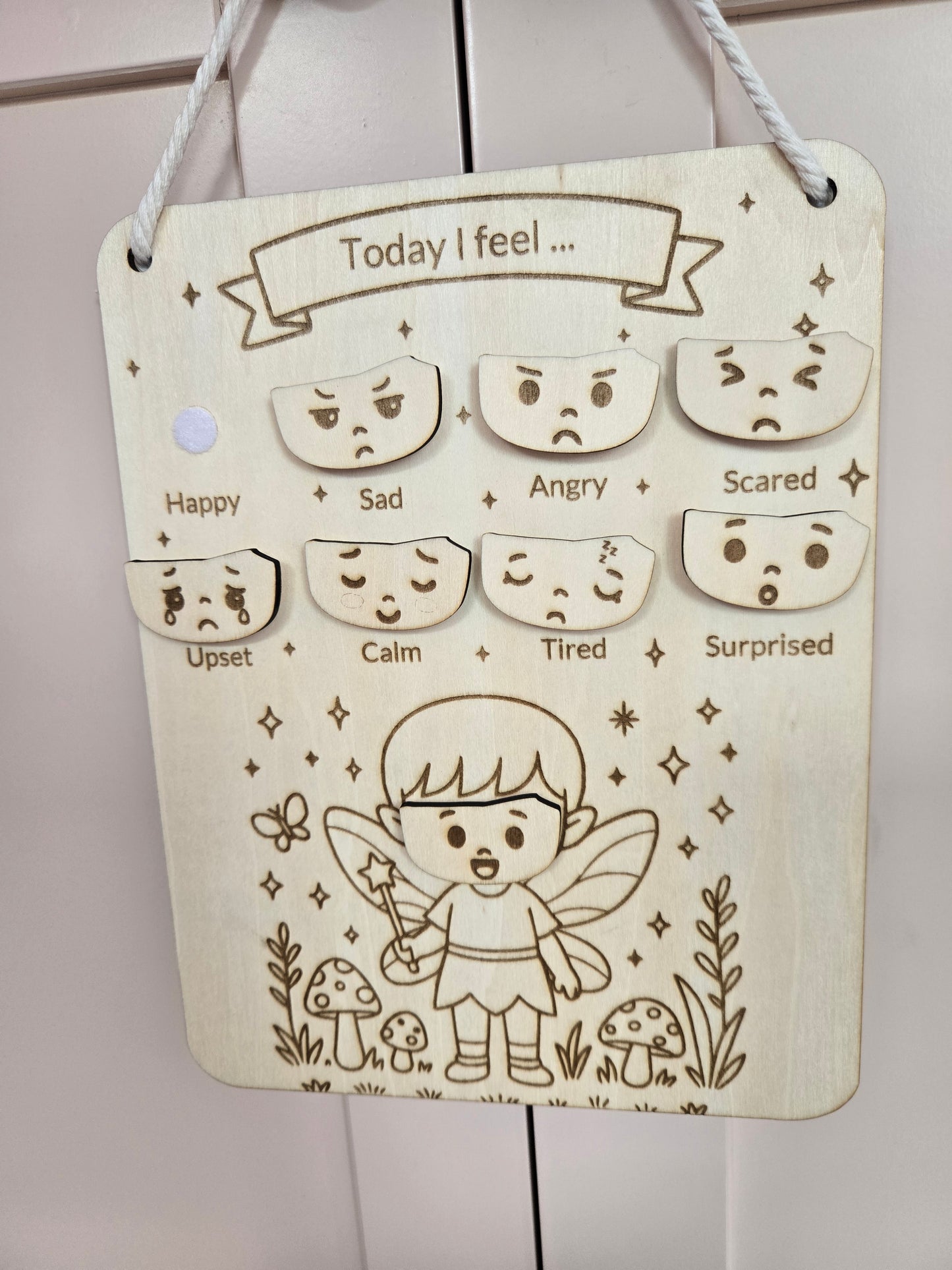 Wooden Emotion Charts - Fairy Edition