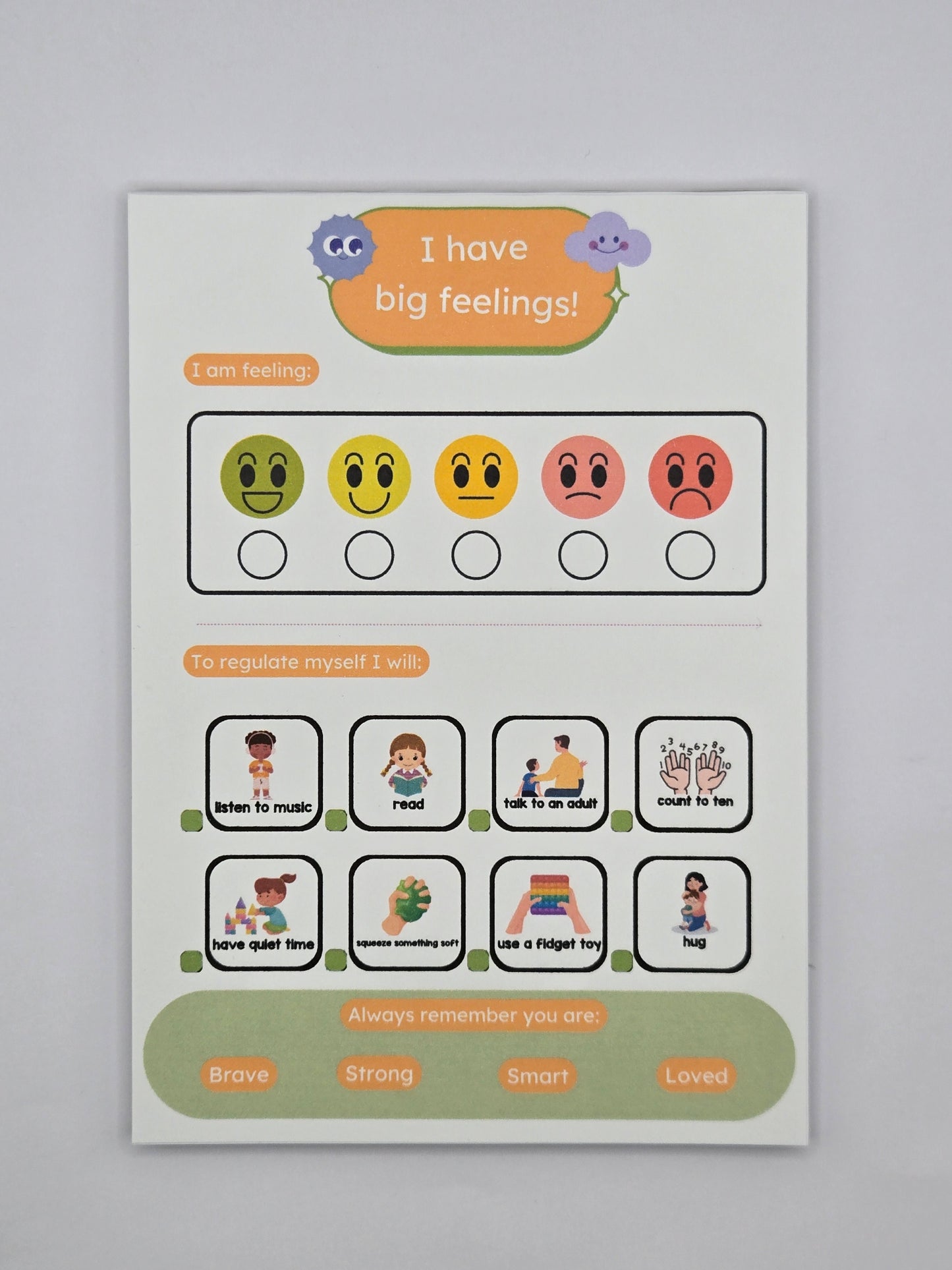 Big Feelings A6 Notepad
