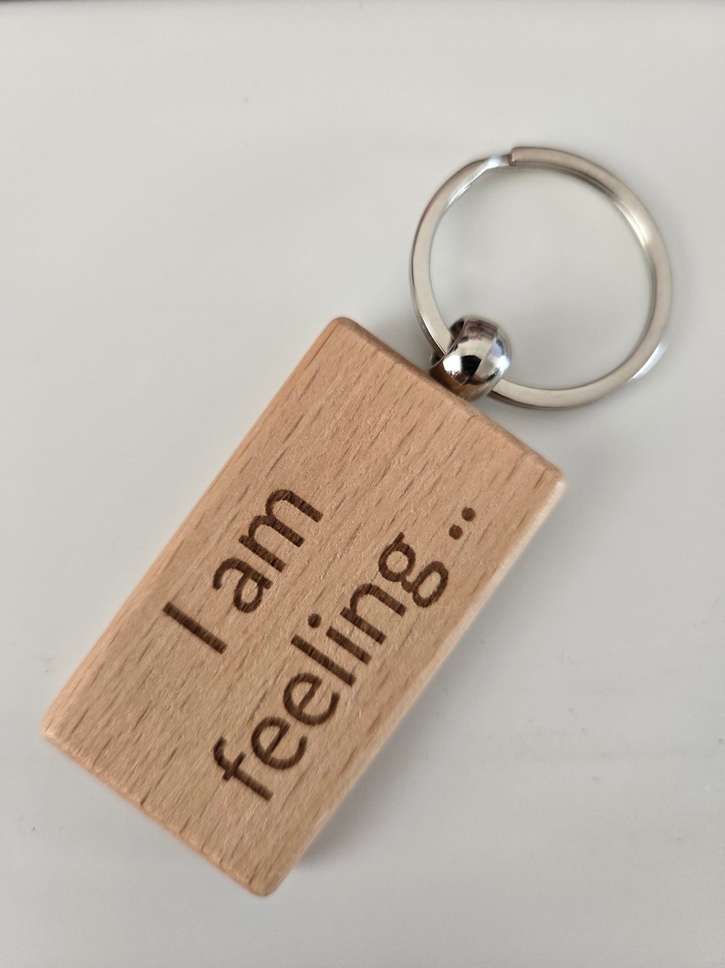 Wooden Emotions Keyring