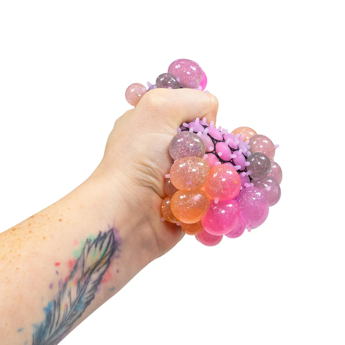Rainbow Mesh Ball Squishy