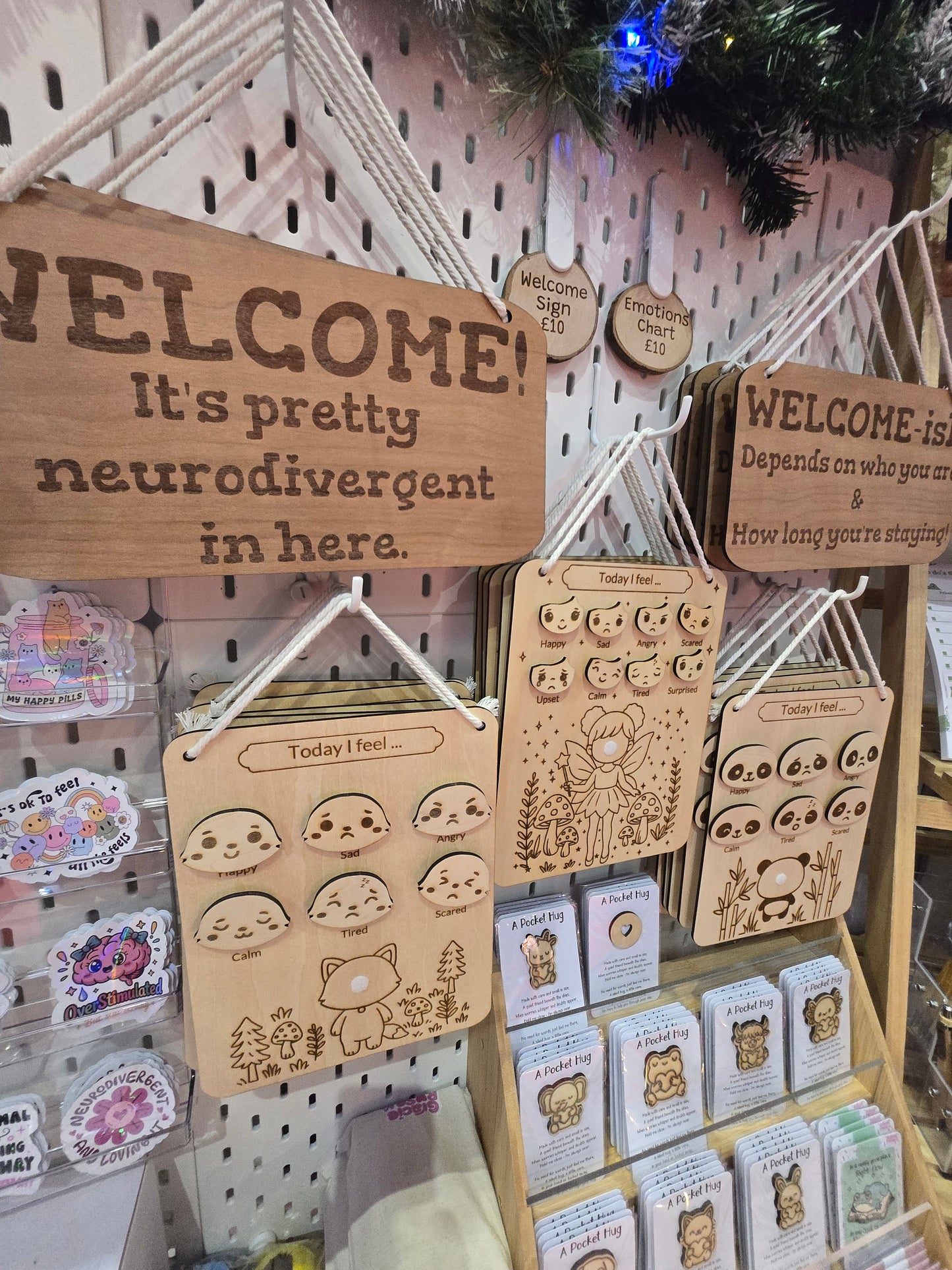 Wooden Emotions Chart - Fox Edition