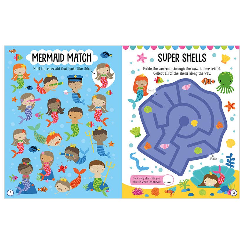 Mermaids Felt Sticker Activity Book