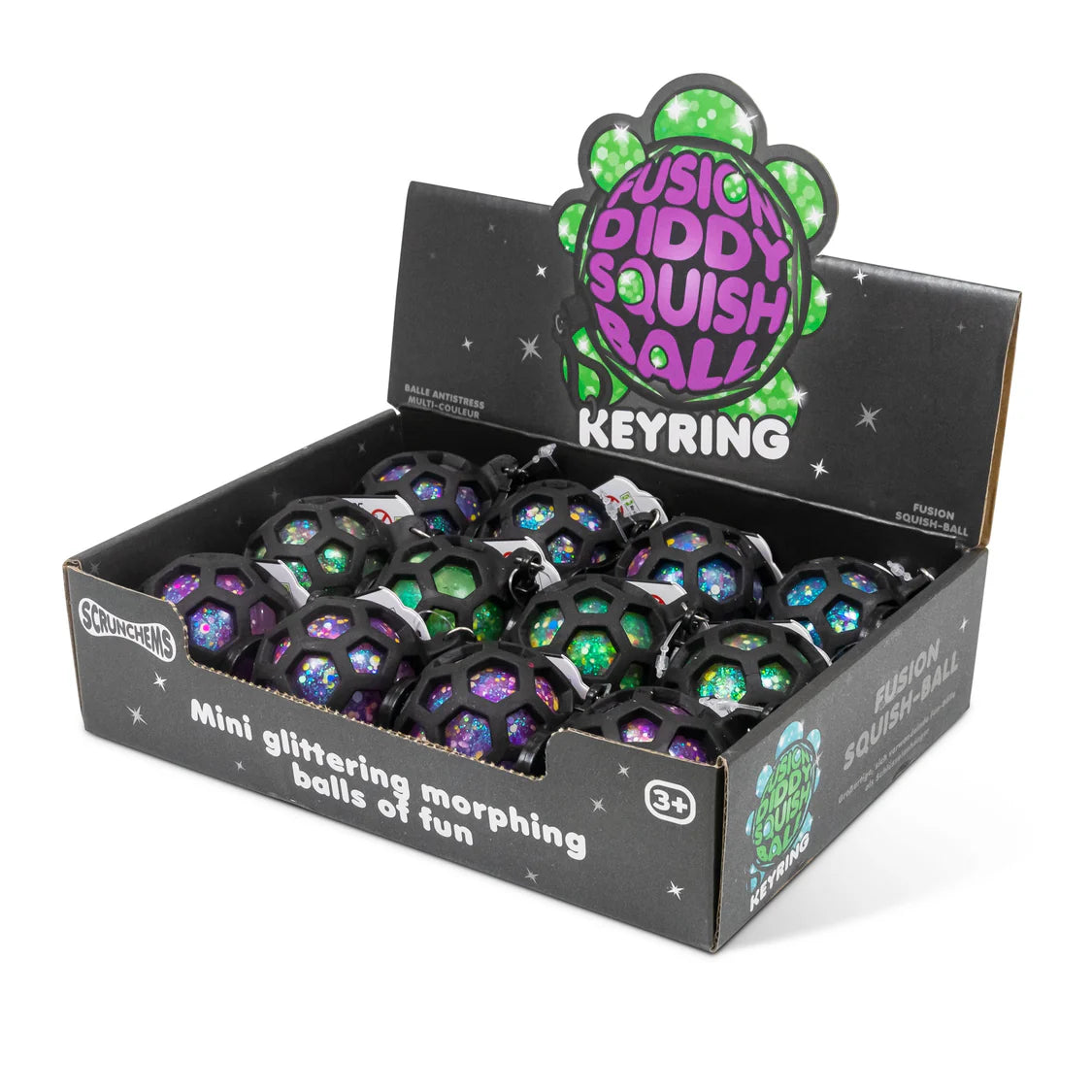Scrunchems Fusion Diddy Squish Ball Keychain