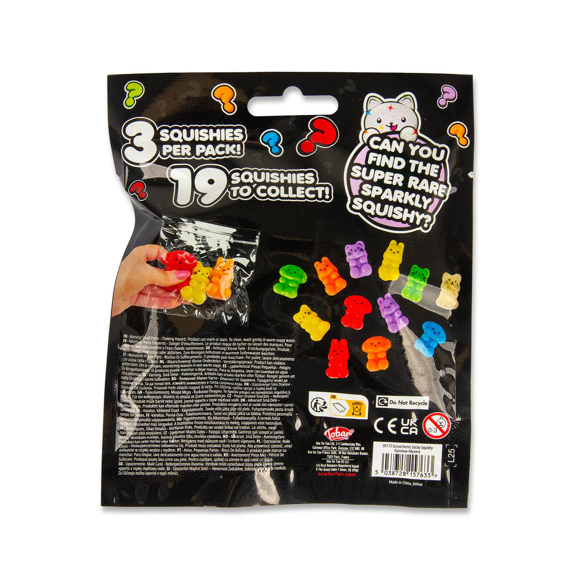 Scrunchems Sticky Squishy Rainbow Mystery Bag