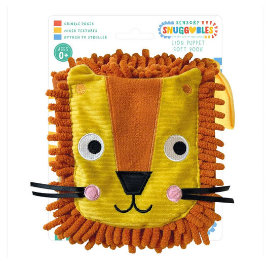 Sensory Snuggables Roar! Hand-Puppet Cloth Book