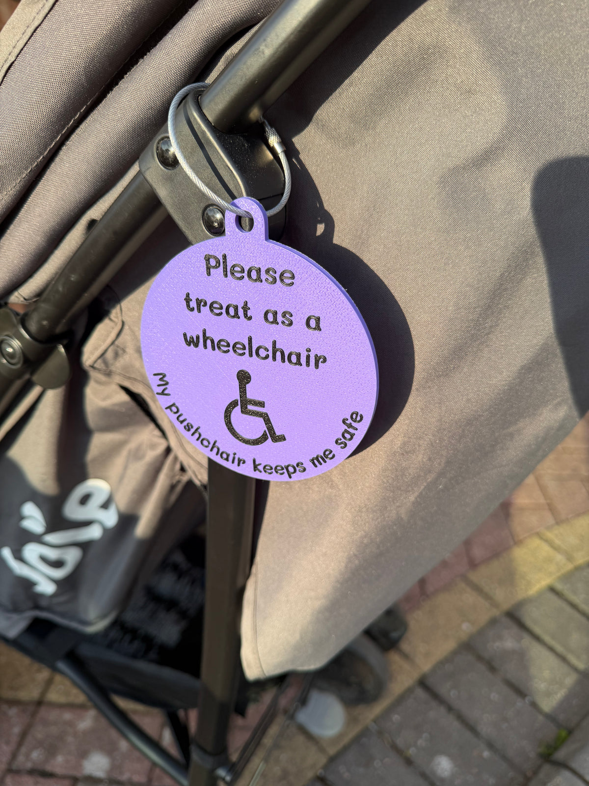 Pram Tag - Wheelchair