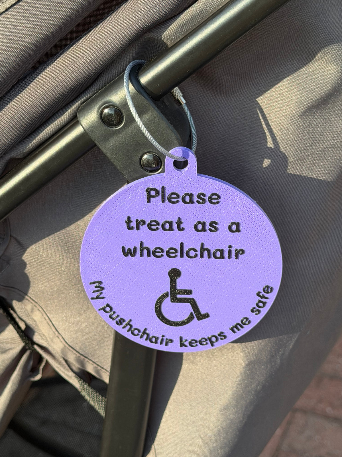 Pram Tag - Wheelchair
