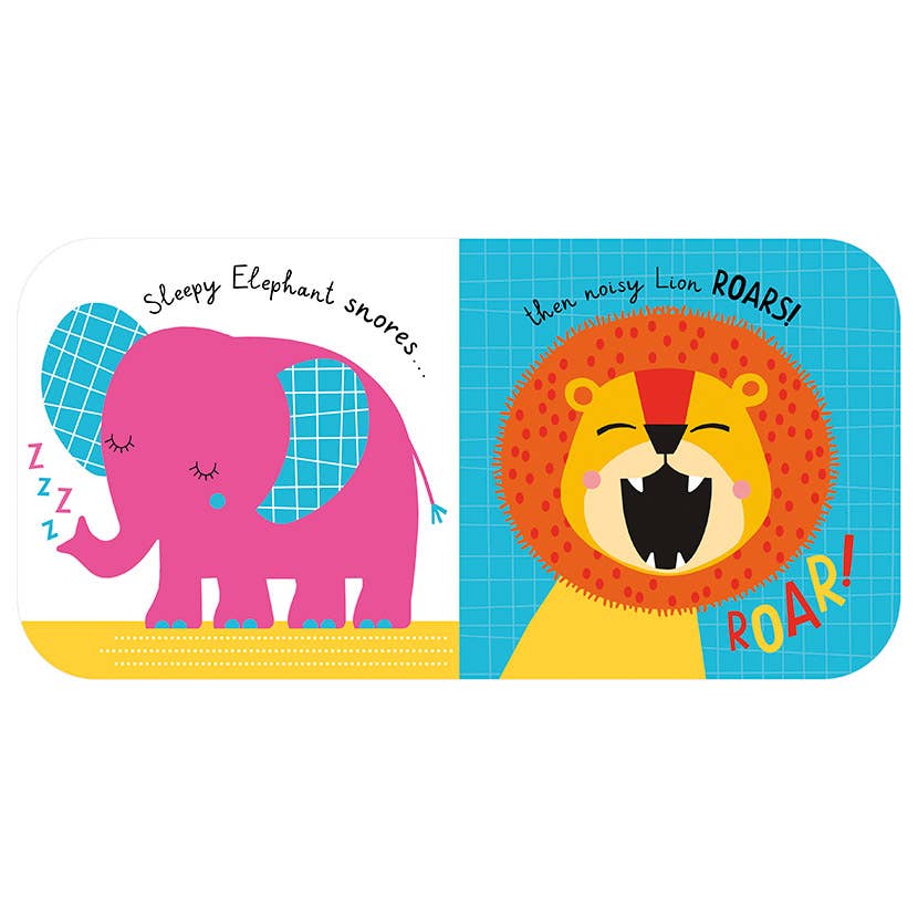 Sensory Snuggables Roar! Hand-Puppet Cloth Book