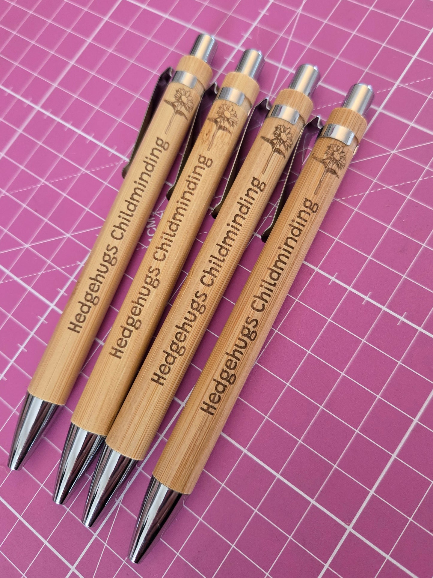Personalised Engraved Bamboo Pens