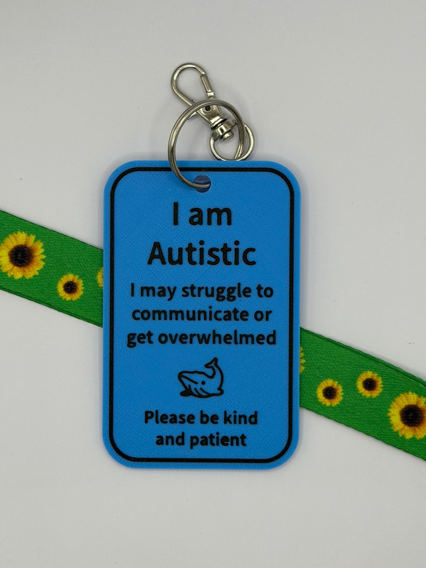 Autistic ID Support Tag