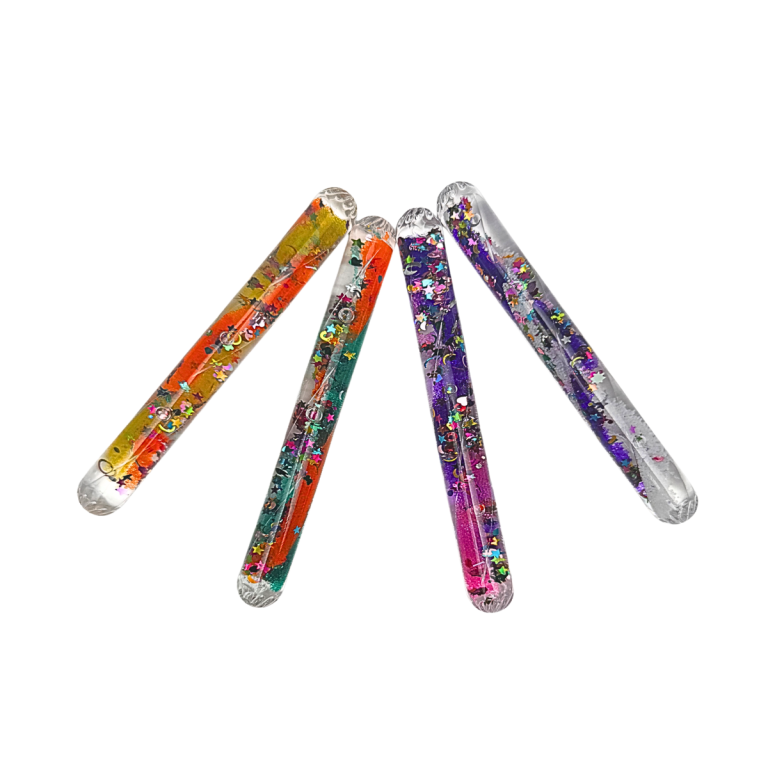 Playlearn Small Glitter Sensory Tube - 4 pack