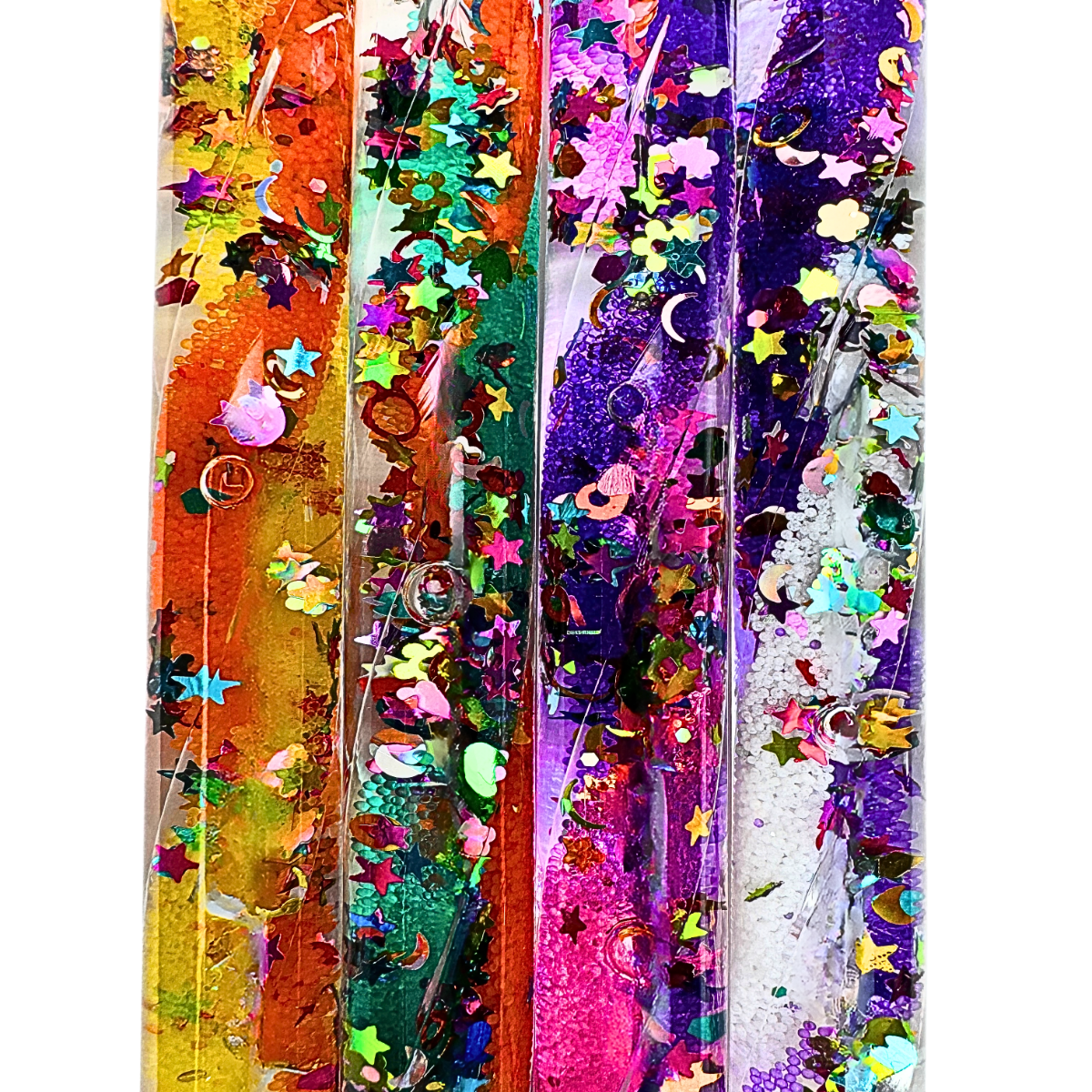 Playlearn Small Glitter Sensory Tube - 4 pack