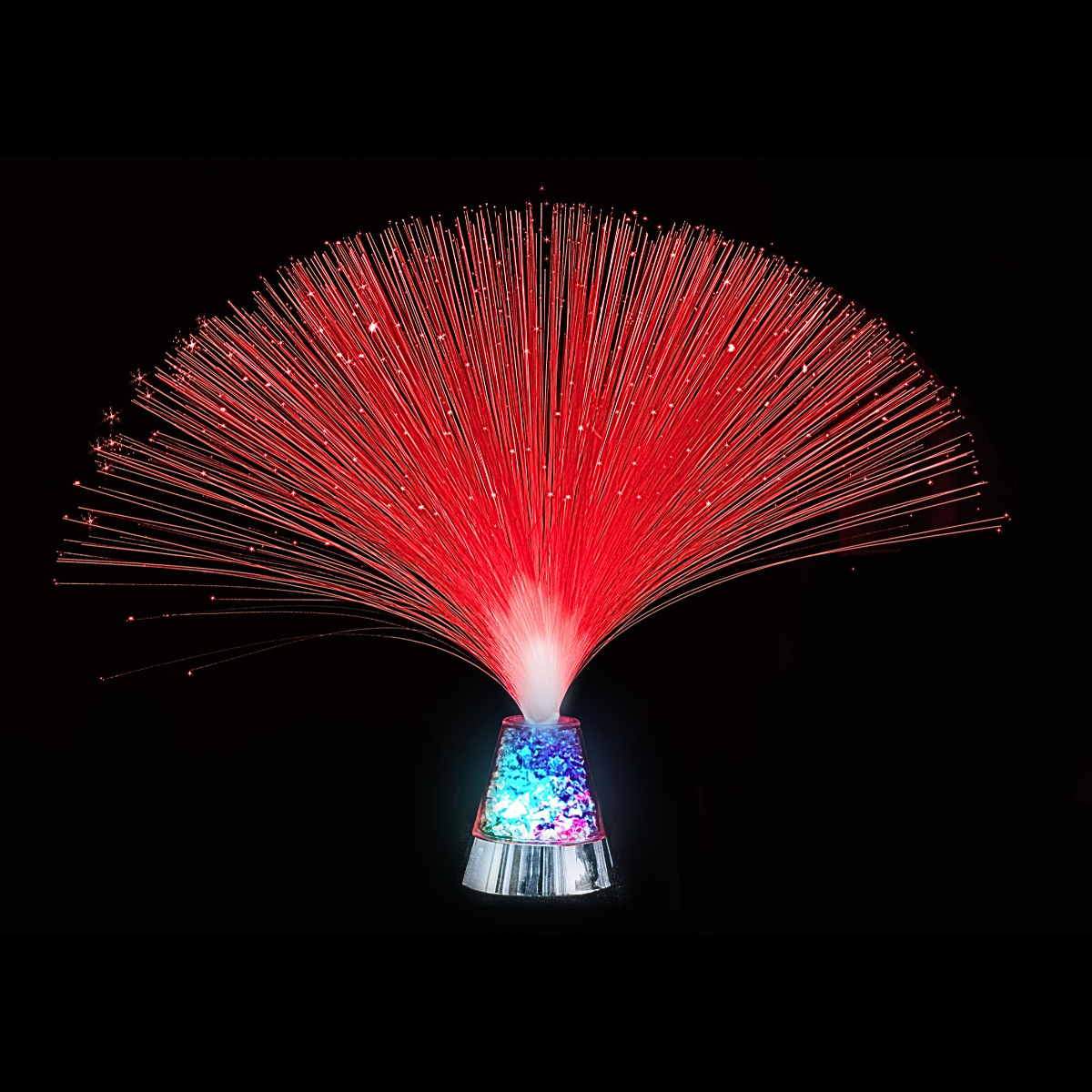 Playlearn Fibre Optic LED Spray Lamp with Colour Changing Base