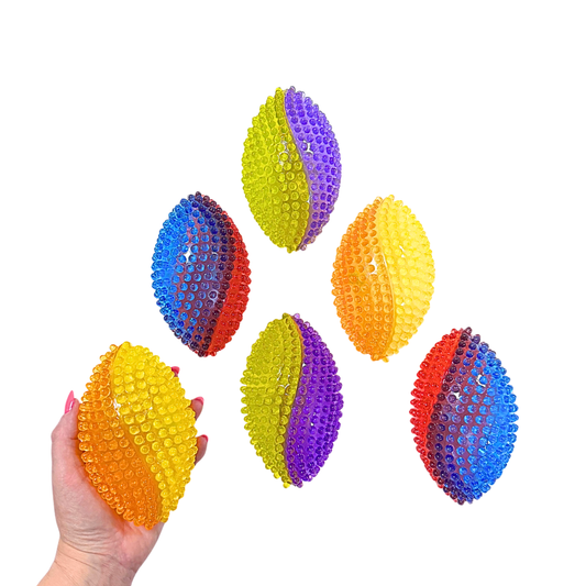 Light Up Spikey Rugby Ball