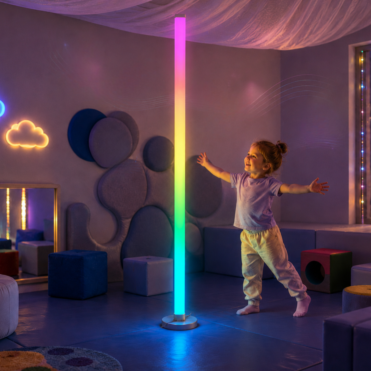 Playlearn Sound Reactive LED Colour Changing 1.5m Tube