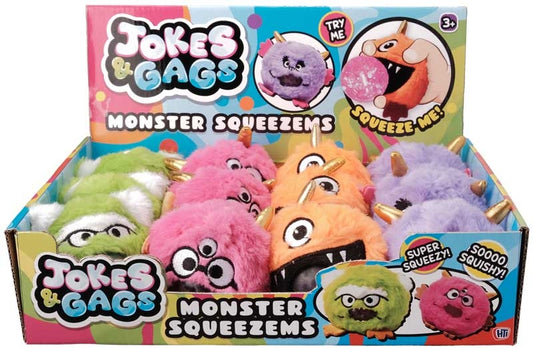Monster Squeezems Plush Squeezy Toy