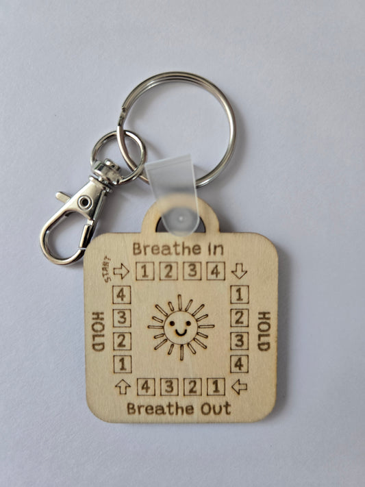 Box Breathing Keyring