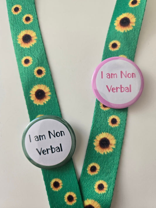 Support Badge - I am Non Verbal