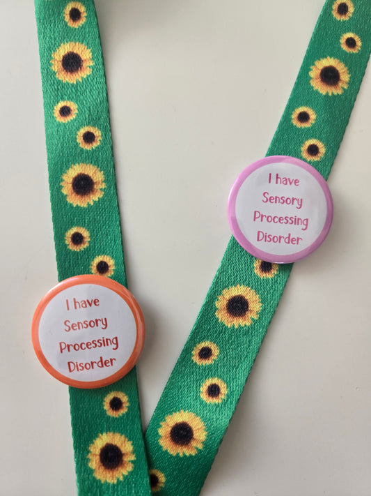 Support Badge - Sensory Processing Disorder