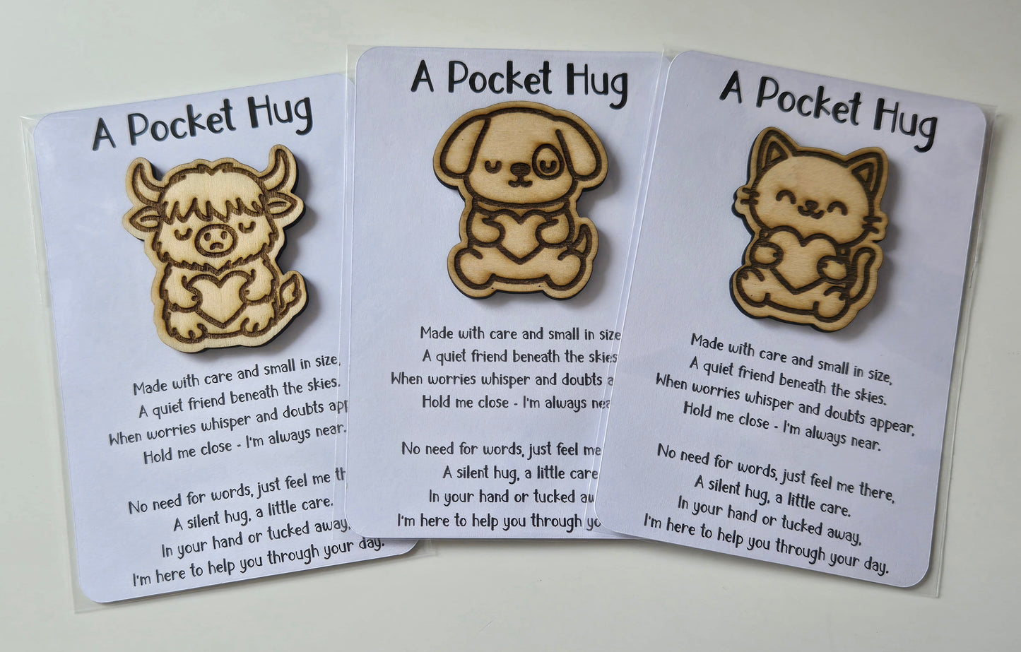 Pocket Hug - Highland Cow, Dog or Cat