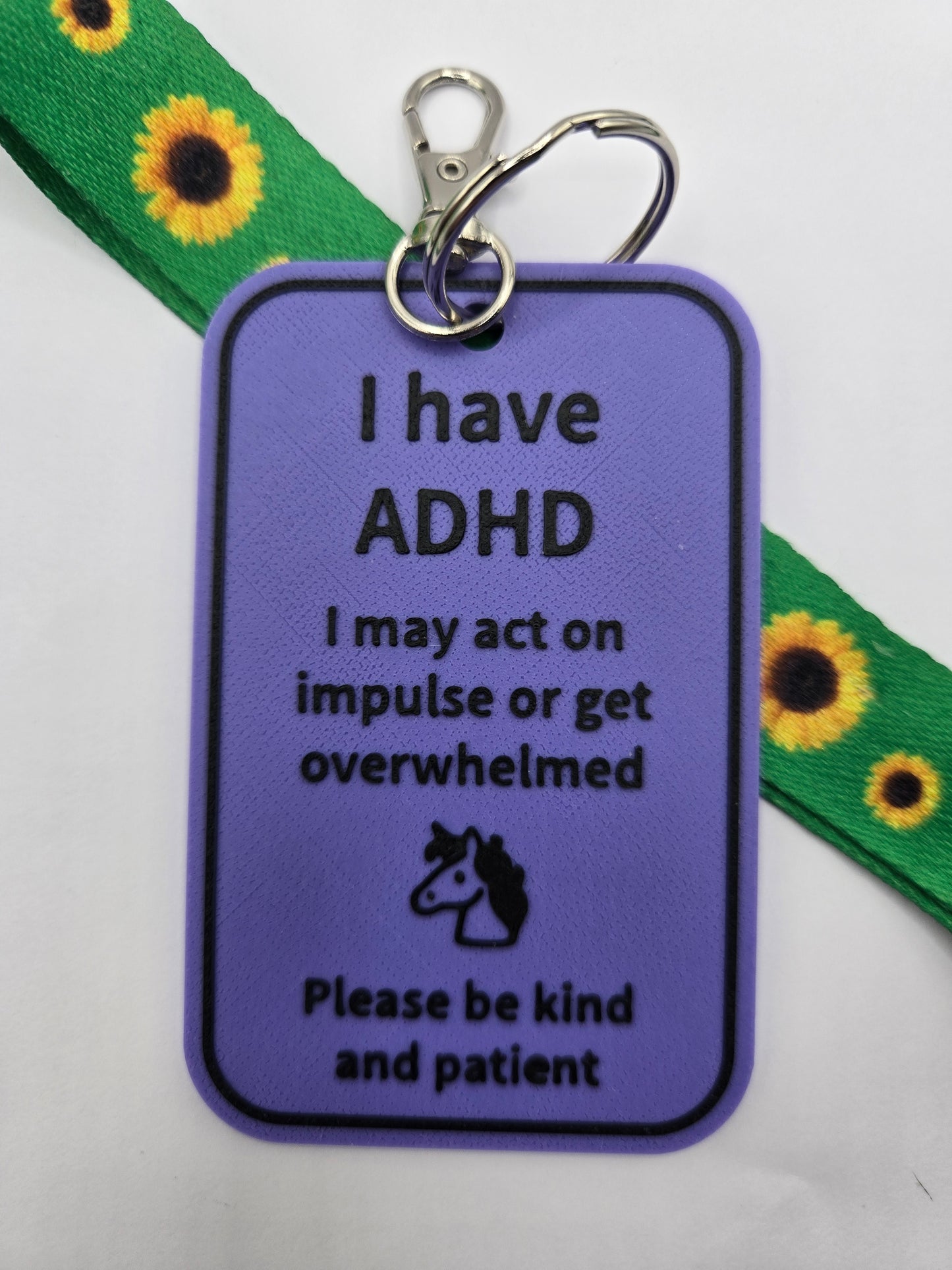 ADHD ID Support Tag