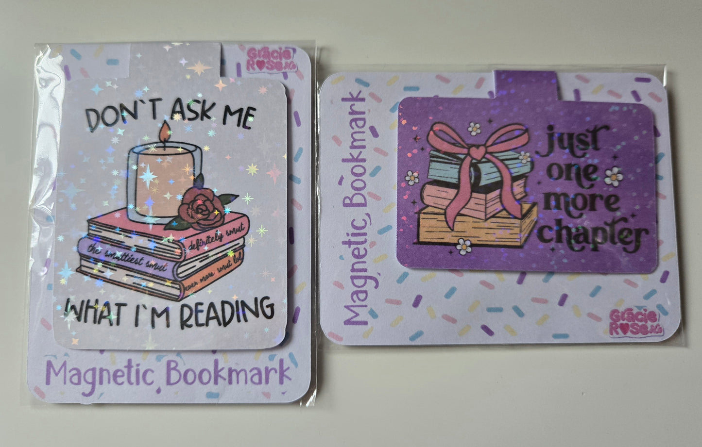 Magnetic Bookmark - One More Chapter and Don't Ask