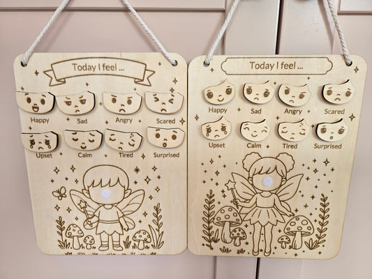 Wooden Emotion Charts - Fairy Edition