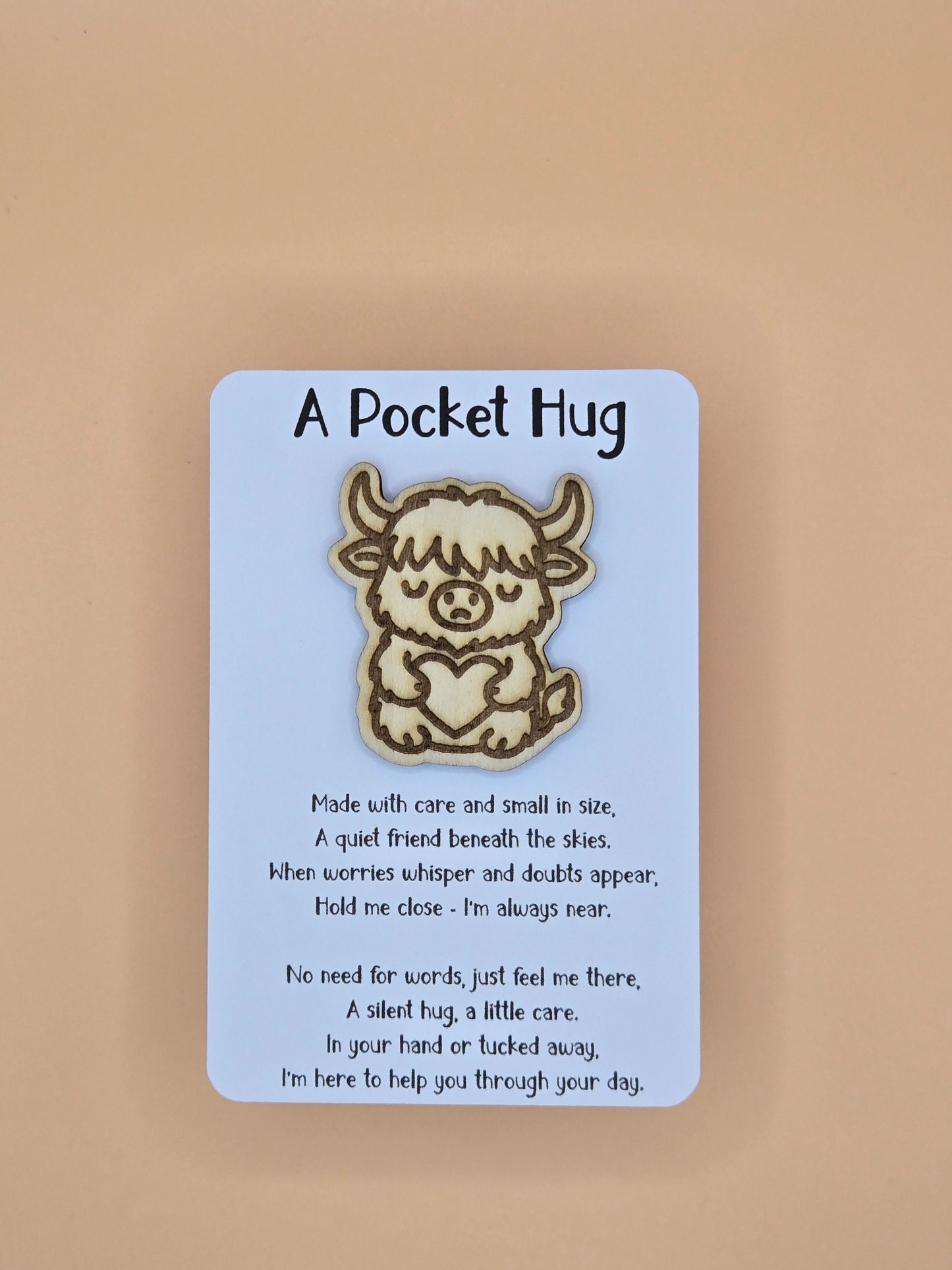 Pocket Hug - Highland Cow, Dog or Cat