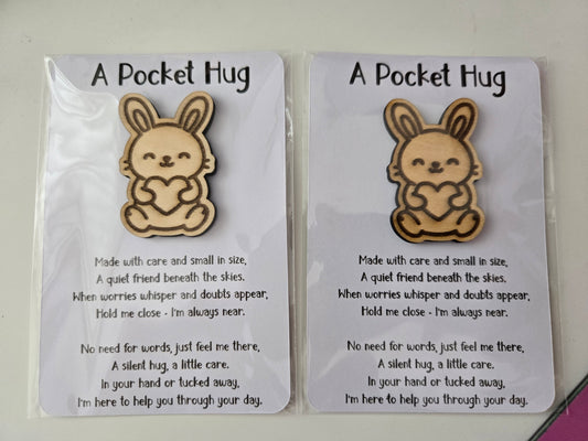 Imperfect Pocket Hug - Rabbit