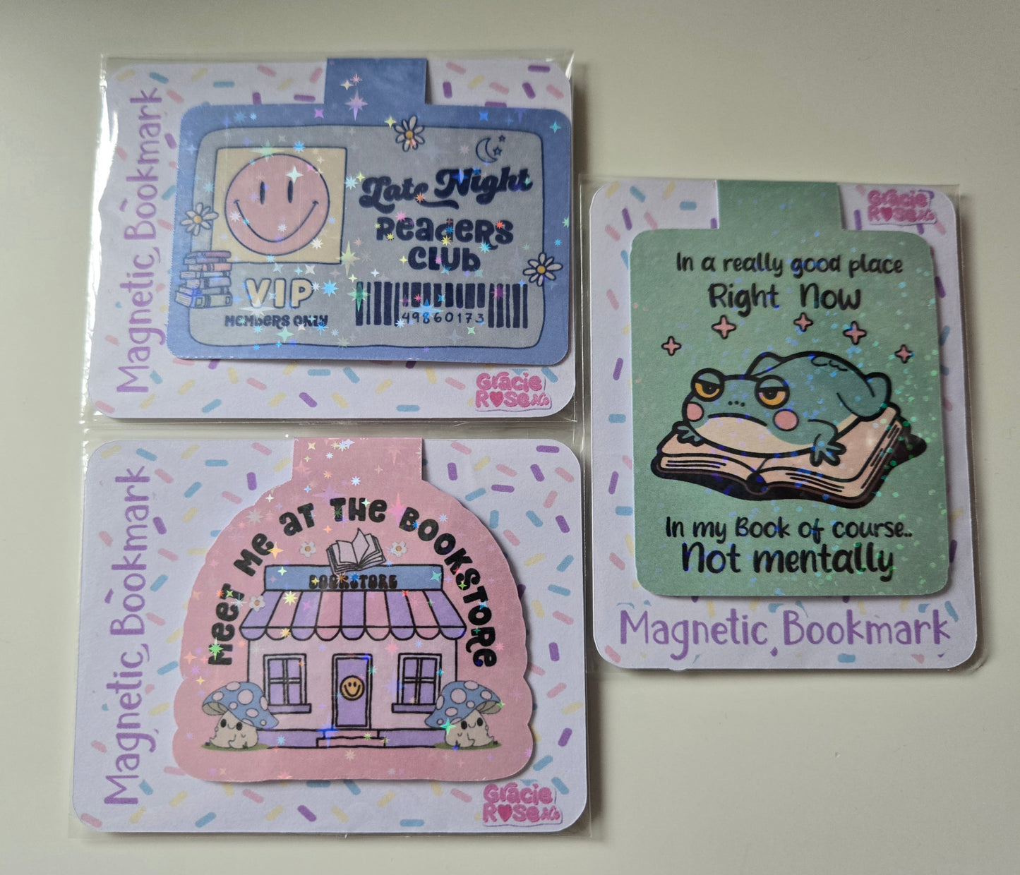 Magnetic Bookmark - Bookstore, Good Place and Readers Club