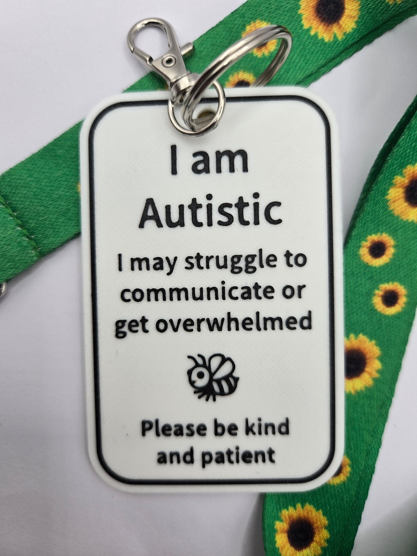 Autistic ID Support Tag