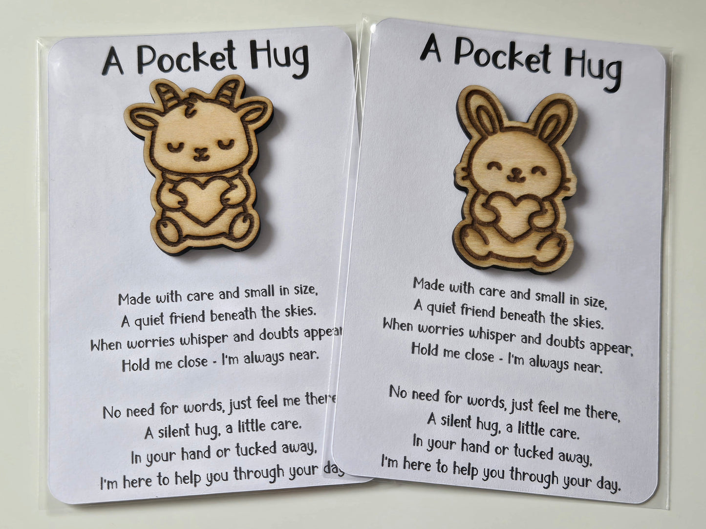 Pocket Hug - Goat or Bunny