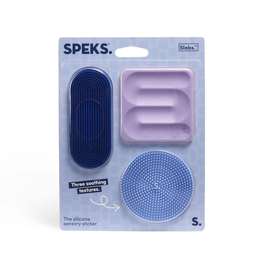 Speks Slabs Silicone Sensory Sticker 3 Pack