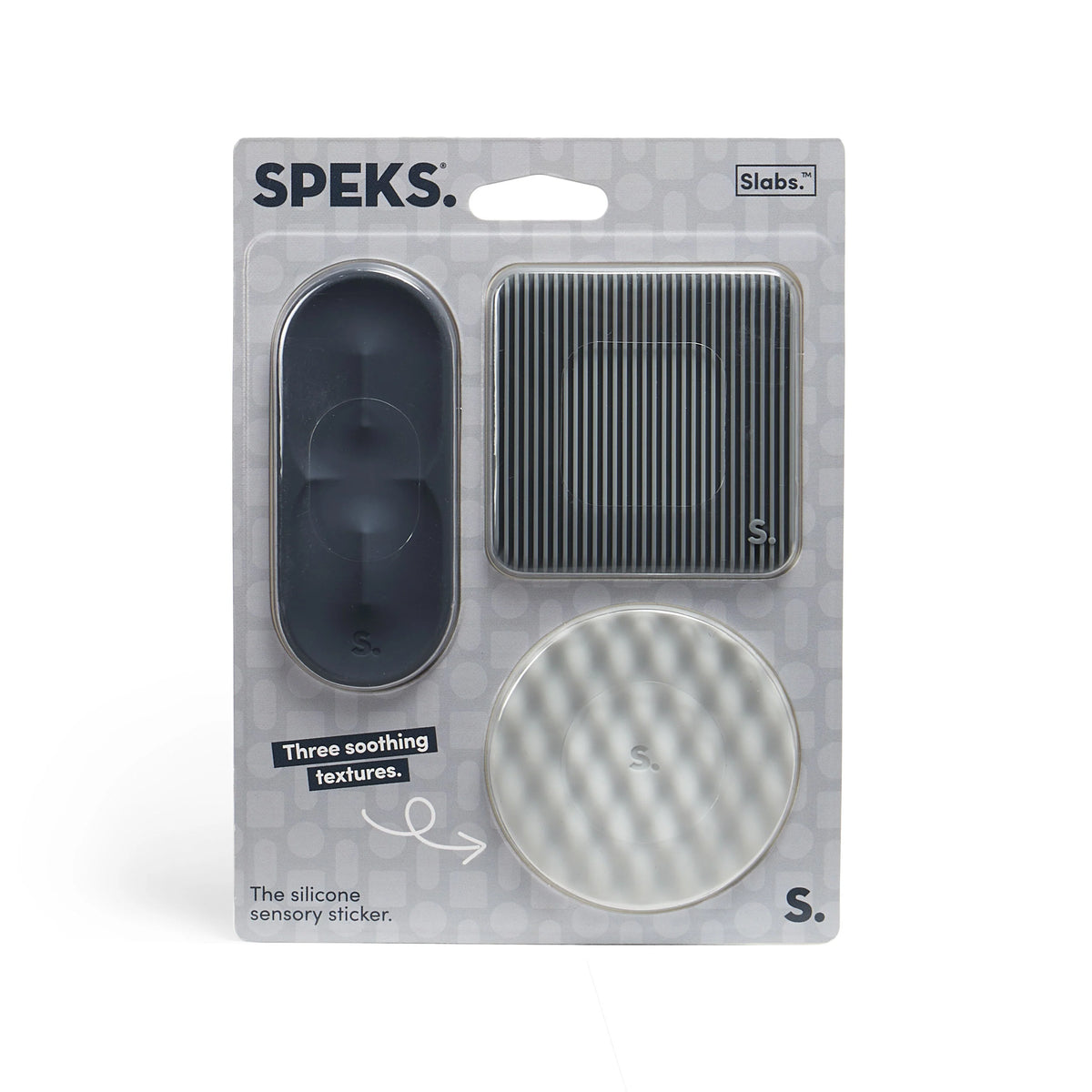 Speks Slabs Silicone Sensory Sticker 3 Pack